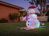 Christabelle 61cm Animated Skiing Snowman Christmas Light Up Display LED Outdoor Indoor Xmas Ya 112_SHE202