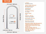 Pool Handrail,36 x 13 inch Pool Railing, Aluminum with Base Plate for Indoor/Outdoor Pools, V952-LZYCFSDDB1W3MXYPNV0