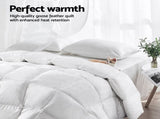 Giselle Bedding 700GSM Goose Down Feather Quilt Super King QUILT-GOOSE-700-SK