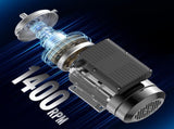 1.5KW Electric Motor 1400 rpm, AC 220240V 9.85A, 90L, B3 Frame, Air Compressor Motor Single Phase, V952-TYJLIECDJ172RCGCBV7