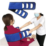 2PC Padded Patient Transfer Belt Auxiliary Equipment 60 Inch Lift Slide Handle V1369-AZ3-W-18749