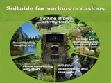 Hiking and hunting camera with night vision function, high-definition, 0.8s trigger, 120 &deg V1105-YASXJ-001