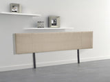Linen Fabric King Bed Headboard Bedhead - Beige V63-800767