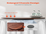 61 cm Wood Lazy Susan Turntable, 360&deg Rotation Round Clear Tabletop Rotating Tray, Acacia Wood V952-CZZP24YCMZHTGZT37V0