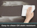 Brown Non-Slip Kitchen Mats , Easy Clean Stain Resistant Kitchen Rugs for Sink, Laundry, V1188-MS-525-008