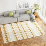 Artiss Floor Rugs 200x290cm Washable Area Mat Large Carpet Soft Short Pile Ella FLR-BSM01-200X290-YE