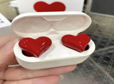 Heart Shaped Earbuds, Stylish Headphones HiFi Stereo Sound Waterproof Bluetooth 5.3 Earphones with V1189-LWWAL-20260401-05259