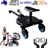 Baby Jogger Glider Board 2 in 1 Kid Stroller Board with Dismountable Seat AU blue wheel V201-BABY0001BU8AU