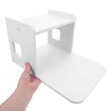White Plastic Desktop Printer Riser for Table Multilayer Storage V1366-AZ2-W-21973