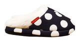 ARCHLINE Orthotic Slippers Slip On Arch Scuffs Pain Relief Moccasins - Polka Dots - EU 36 V563-AS502-36
