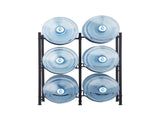 3 Tiers Water Jug Holder, 5 Gallon Water Bottle Holder, Double Row Water Bottle Rack for 6 Bottles, V952-5JLTZSSTSTZCFE4HKV0