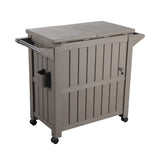 Garden Bar Serving Cart with Cooler V264-OTF-539PP-LGR-NA-1