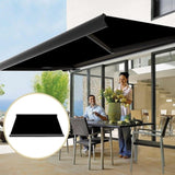 5.0m x 3.0m Retractable Folding Arm Awning Heavy Duty Full Cassette Motorised V63-842611