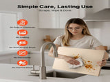 Pizza Stone, 508 x 355 mm Rectangular Cordierite Pizza Stone, Extra Large Baking-Stone with PP V952-PSSJQSJX2014UO3YE001V0