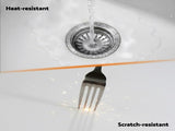 Cefito Kitchen Sink 55x45cm Granite Stone Sink Single Bowl White SINK-STONE-A-5545-WH
