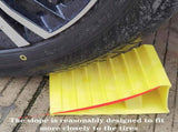 4 Pack Wheel Chocks, Non Slip Base, Tire ChocksHeavy Duty Safety Wheel Chocks for RV, Trailer - Car V1259-DP01-A-3872