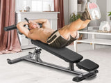 Sit Up Bench, Decline Ab Bench with Reverse Crunch Handle, with 4 Adjustable Height Settings, Heavy V952-YWZBDK000000MLS8E001V0