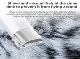 7-in-1 White Multifunctional Pet Grooming Vacuum Kit - Dog Cat Home Barber Shop & Low Noise Shedding V888-ELOSUNG49128