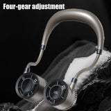 Multi Functional Rechargeable Neck Fan, Portable Bladeless Neck Fans, Hands-Free Portable USB-C Fast V1366-AZ2-W-12867