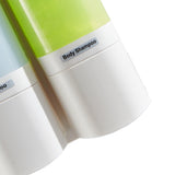 Manual Liquid Soap Dispenser 2 Chambers 480ml Leakproof Wall Mount Soap and Shower Dispenser for V1294-YM0901-3112250029011