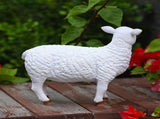 Small Lamb Figurines Sculptures Sheep Garden Statue for Window Collection Office Spring Easter Decor V1370-AZ4-00174