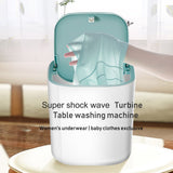 Ultrasonic Turbine Washing Machine Mini Turbo Portable Washing Machine for Underwear Baby Clothes V1294-YM0717-10166324
