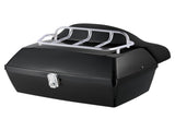 Motorcycle Top Case, Universal Durable PP Material Motorbike Tail Box with Reflective Panel, 48L V952-MTCSLDXHS48LY0GRXV0