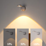 3-Pack Rechargeable LED Wall Spotlight for Art Wireless Motion Sensor Picture Light with Remote, 3 V1107-CS-QBSD3B