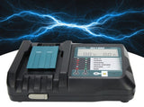 DC18RF Charger with Screen USB Interface Fit for Makita 14V/18V Lithium Battery V1294-YM0901-3117210018111