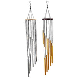 Metal and Wood Wind Chimes with Sweet Sound for Home Decor 2Pcs V1369-AZ3-W-15723