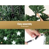 Jingle Jollys 2.1m Christmas Tree Optic Fibre LED Xmas tree Multi Colour XM-TR-LED-7F-GR