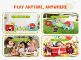 3 in 1 Kids Play Tent with Tunnel for Boys, Girls, Babies and Toddlers, Indoor/Outdoor Pop Up V952-PPSDZPX3DCS087RJTV0