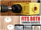Door Lock and Latch Installation Tool Kit with Hole Saw, Mortise Template and Chisel Guide for V1341-ZY-ZYAEAY3R-RED