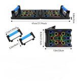 Multifunctional Folding Push-up Board, Home Fitness Push-up Stands, Versatile Home Exercise V1102-ZDFWCB001