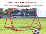 100x100cm Soccer Rebound Net Trainer Football Rebounder for Practice & Training V63-823741