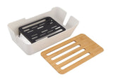Router Storage Box Large Space Multi Hole Bit Bamboo Cover Home WiFi Router Organizer V1294-YM0703-3117230058411