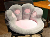 Cat Paw Cushion Chair Cushion Plush Cushion Home Decor Gift For Her Versatile - Pink - Size V1107-DSZ-CHAIR-N001-PNK2