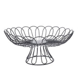 Black Metal Wire Basket for Kitchen Storage, Fruit Holder, Home Organization Container for Pantry V1370-AZ4-14773
