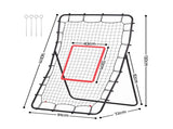 Everfit Baseball Rebounder Net Pitching Practice Target Screen 143cm SN-B-36D-BK