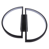 Semicircle Ceiling Light Semicircle Design Simple Style Warm Light Durable Metal LED Ceiling Light V1294-YM0716-3119220102411