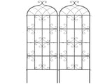 2 Packs Metal Garden Trellis for Climbing Plant Support 71x20 in Rustproof V952-HPJHX2JTH71WKVLCJV0