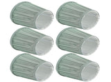 6Pcs Modern Wall Light Lampshade Cloth Fabric Lamp Cover Accessory for Chandeliers Green V1294-YM0901-3119200093211