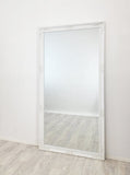 French Provincial Ornate Mirror - WHITE - X Large 100cm x 190cm V292-MIRR-FRN004