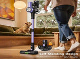 Cordless Vacuum Cleaner, 55Kpa/55mins Self-Standing Powerful Stick Lightweight Vacuum Cleaner for V1313-AU-H28V-1