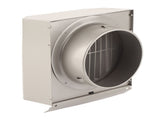 Stainless Steel Ventilation Duct Wall Air Vent Cap for Ventilator Exhaust Fan Range Hood150mm Pipe V1294-YM0901-3113210063712