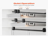 Bi-Folding Sliding Barn Door Hardware Track Kit, 36" Top Mount Track Kit, Slide Smoothly & Quietly, V952-ZDSMDGDGSM3D3Z5LL001V0