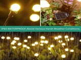 Solar Lights Outdoor Waterproof 4 Pack of 32 LEDs Garden Patio Firefly Decoration Unique Gifts Women V1079-SOLARLIGHT01