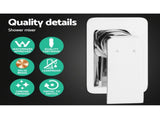 Cefito 8'' Rain Shower Head Set Handheld Square High Pressure Mixer Tap Chrome SHOWER-A2-SQ-8-SI-MIXER