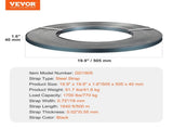 Packaging Steel Strapping Roll, 500 m Length x 19 mm Width x 0.55 mm Thickness, 770 kg Break V952-BZKZDGD34YC17YHGVV0