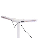 Solar Pool Fountain Dual Head with Adjustable Waterfall LED Lights Remote Control, 2/4/6H Auto Off V1294-YM0901-3111250074811